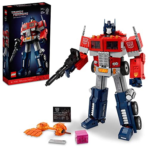 New LEGO Icons Optimus Prime 10302 Transformers Figure Set