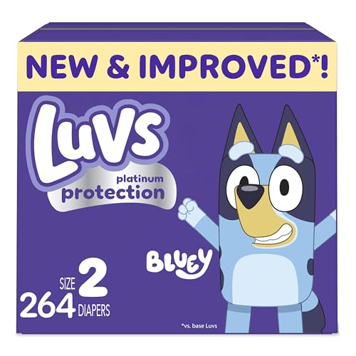 New Luvs Diapers (Size 2, 264 Count)