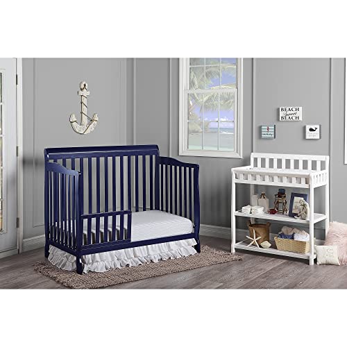 Dream On Me Convertible Crib Toddler Guard Rail (Royal Blue)