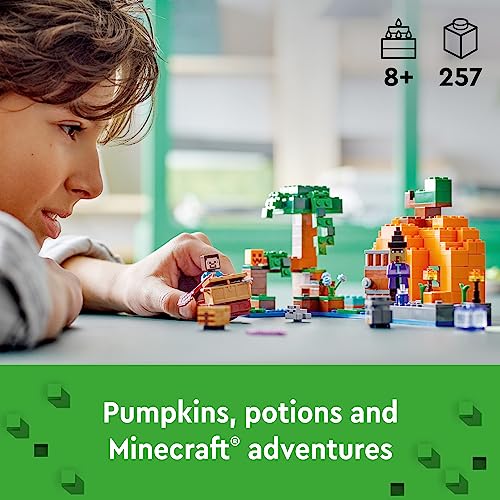 New LEGO Minecraft The Pumpkin Farm 21248 Building Toy