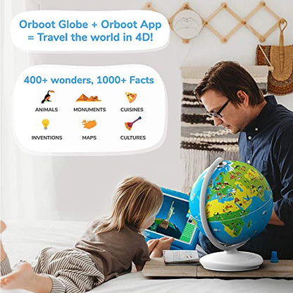 New PlayShifu Educational Globe for Kids - Orboot Earth (Globe + App) Interactive AR World Globe