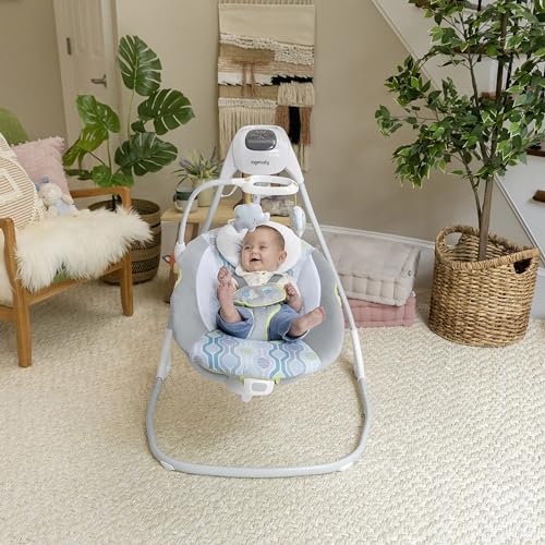 Ingenuity SimpleComfort Lightweight Compact 6-Speed Baby Swing (Everston)