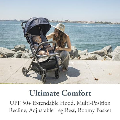 Inglesina Quid Baby Stroller - Large Canopy (College Navy)