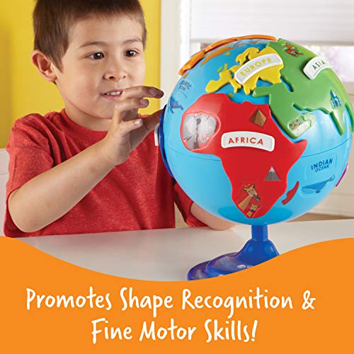 Learning Resources Puzzle Globe (14 Pieces, Ages 3+)