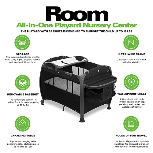 New Joovy Room-Playard and Nursery Center (Black)