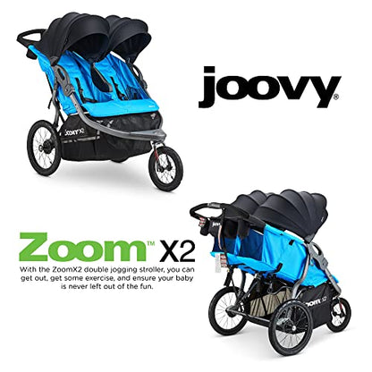 Joovy Zoom X2 Lightweight Performance Double Jogging Stroller (Glacier)