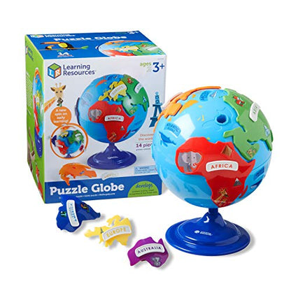 Learning Resources Puzzle Globe (14 Pieces, Ages 3+)