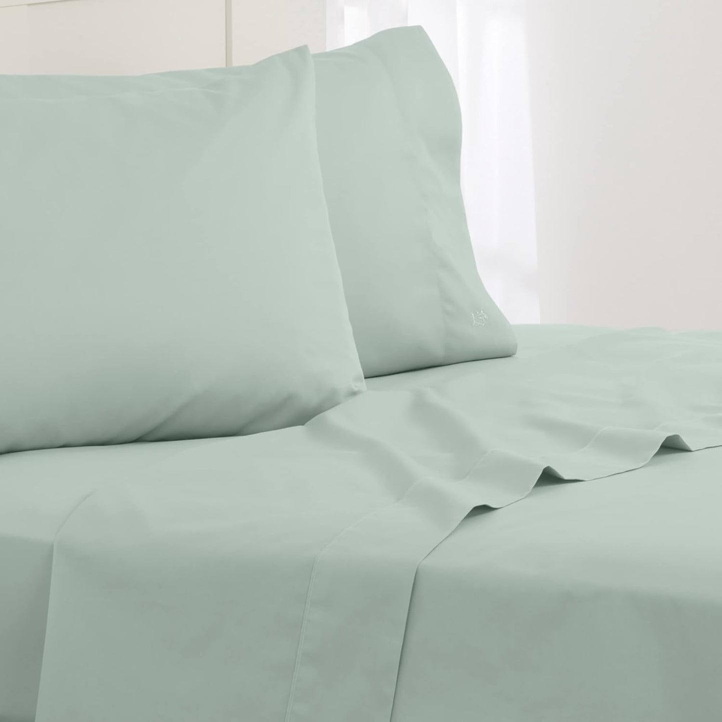 Southern Tide Cotton Twill 4-Piece Queen Sheet Set (Green)