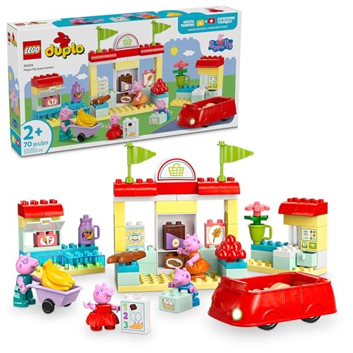 New LEGO DUPLO Peppa Pig Supermarket Toy Creative Building Set 10434