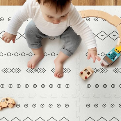 New PIGLOG Baby Play Mat - 72x48" Foam Puzzle Mat, Bohemia