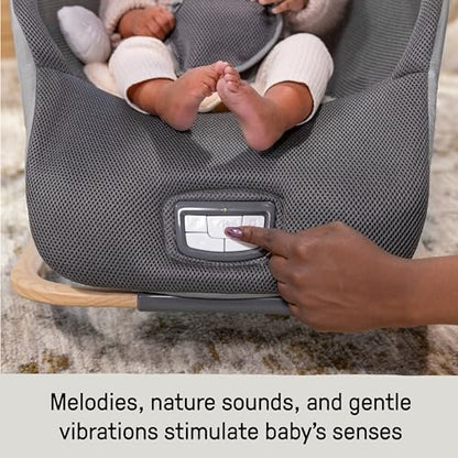 New Ingenuity Every Season 2-in-1 Baby Rocker & Seat (Grey)