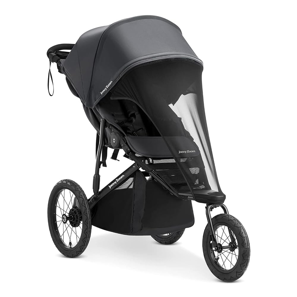 New Joovy Zoom Lightweight Jogging Stroller (Jet)