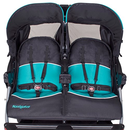 New Baby Trend Navigator Double Jogger Stroller, Tropic