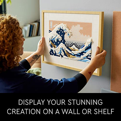 New LEGO Art Hokusai – The Great Wave 31208, 3D Japanese Wall Art Craft Kit