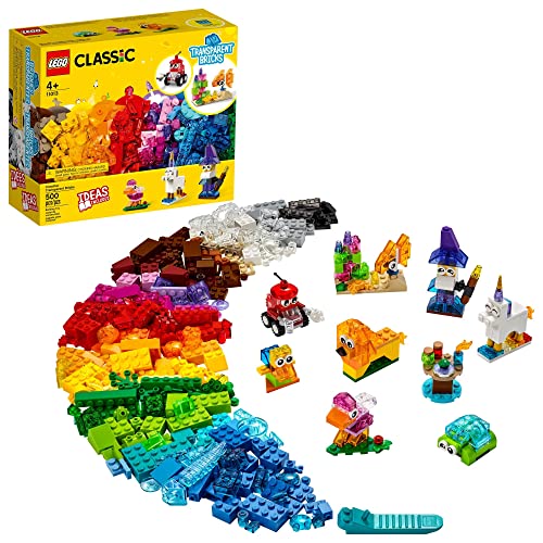 New LEGO Classic Creative Transparent Bricks Building Set 11013