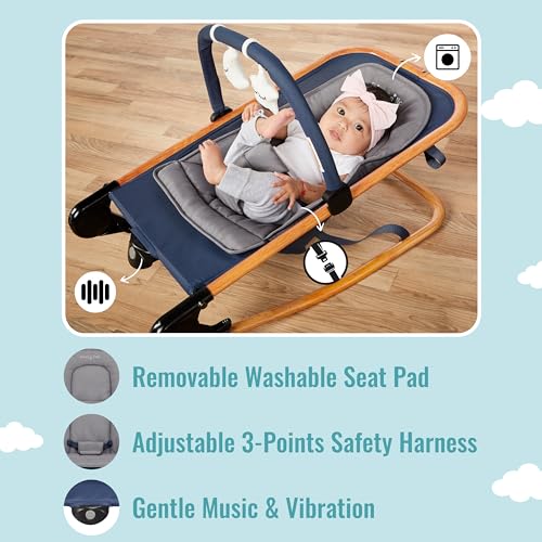 New Dream on Me Rock With Me 2-in-1 Baby Rocker and Stationary Seat