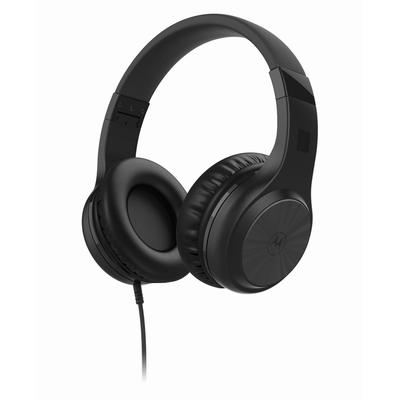 Motorola Moto XT120 Over Ear Headphones - Jet Black