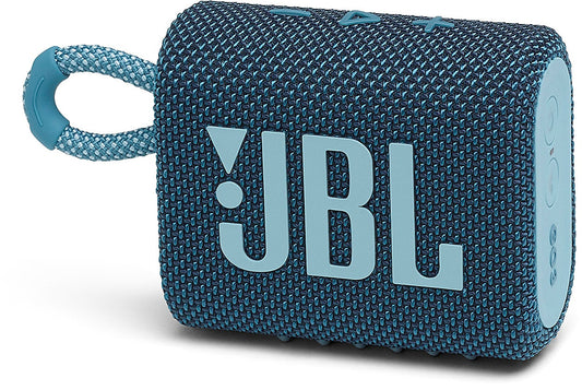 New JBL Go 3 Waterproof Bluetooth Speaker (Blue)