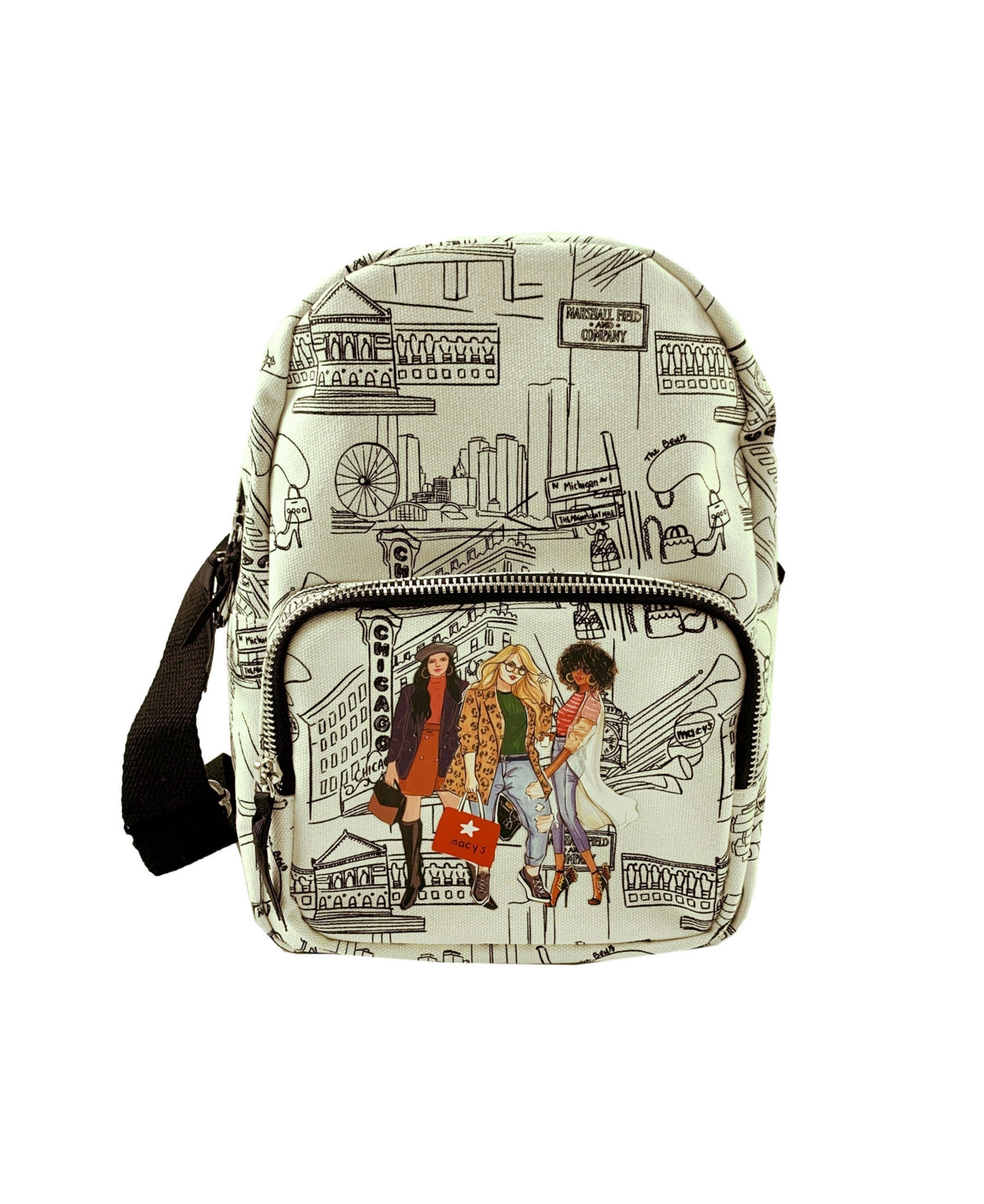 New Chicago Backpack, Created for Macy's - Natural Canvas