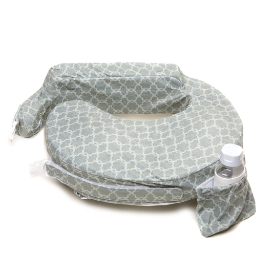 My Brest Friend Deluxe Nursing Pillow (Flower Key Grey)