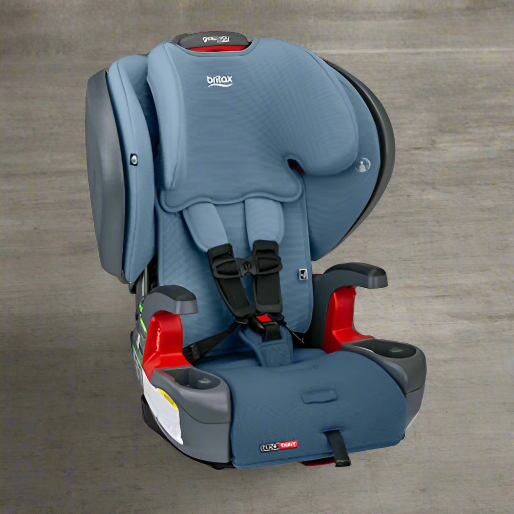 New Britax Grow with You Click Tight Harness-2-Booster Car Seat (Blue Ombre)