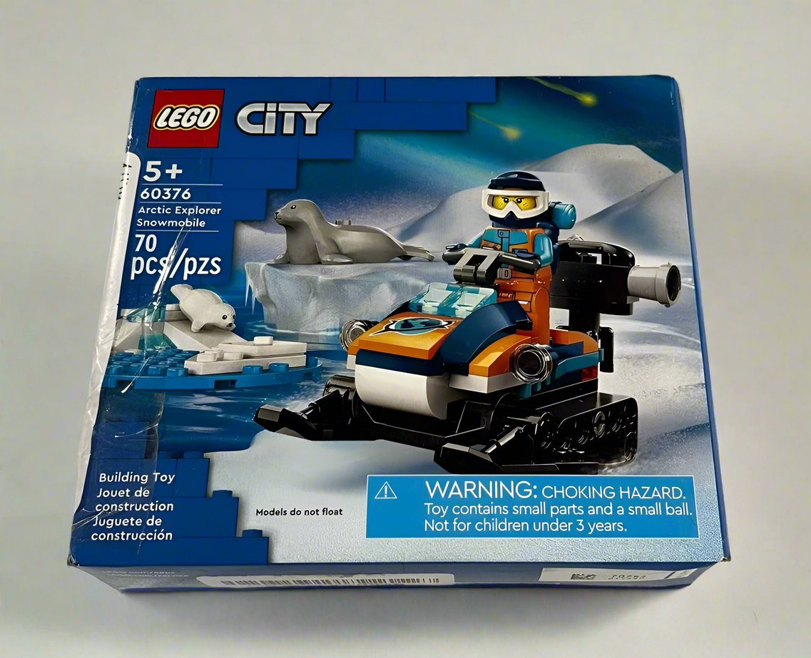 New LEGO City Arctic Explorer Snowmobile 60376 Building Toy Set