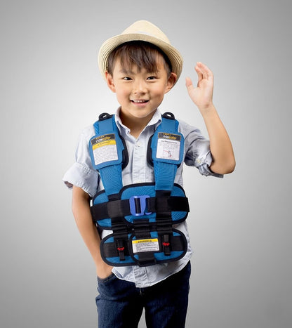 New RideSafer Gen 6 Travel Vest (Blue, Small)