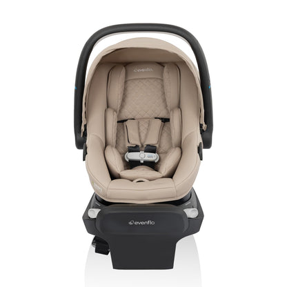 New Evenflo Revolve180 LiteMax NXT Rotating Infant Car Seat with SensorSafe (Topaz)