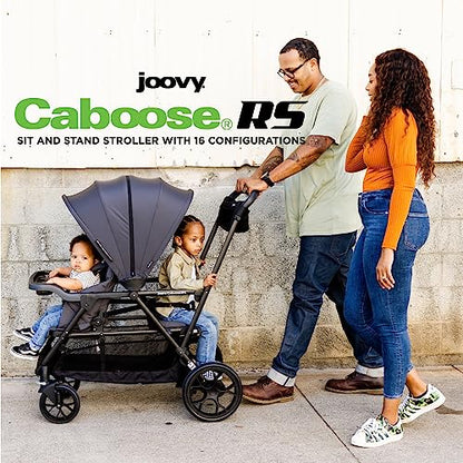 Joovy Caboose RS Premium Sit And Stand Double Stroller (Jet)