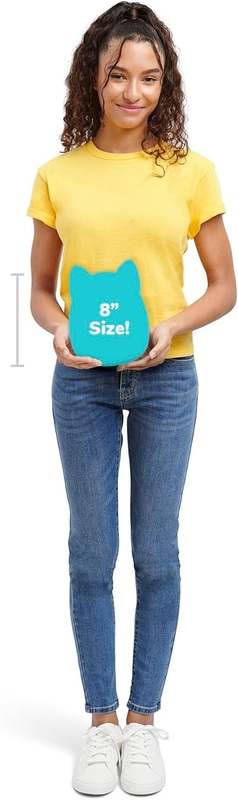 New Squishmallows 8" Brina Pink Bigfoot with Fuzzy Belly