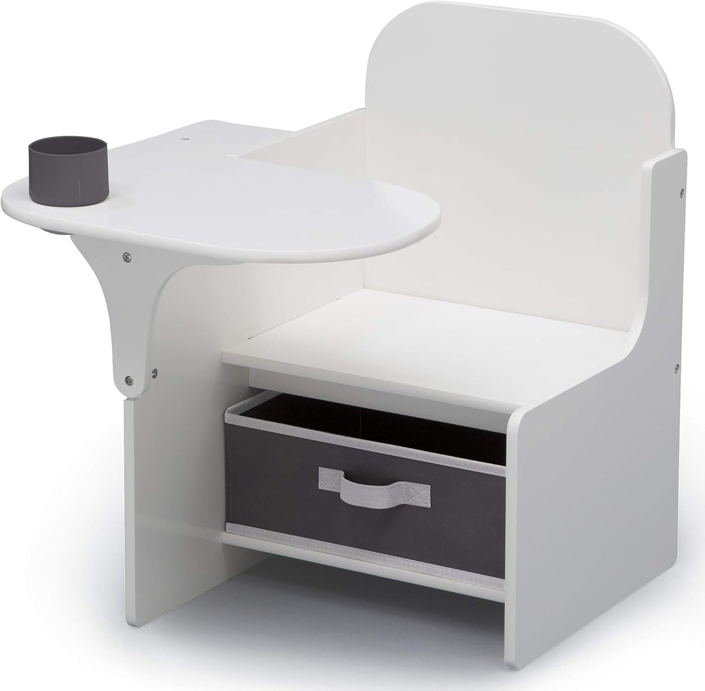 New Delta Children MySize Chair Desk With Storage Bin (Bianca White)