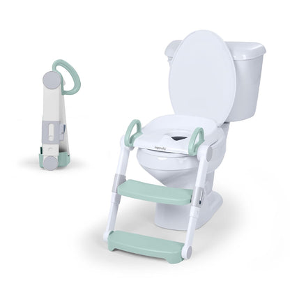 Ingenuity Foldaway Ladder Potty, Adjustable Step Stool Toilet Trainer Seat