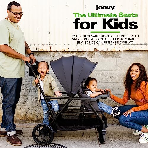 Joovy Caboose RS Premium Sit And Stand Double Stroller (Jet)