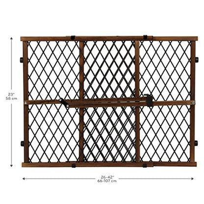 New Evenflo Position & Lock Baby Gate, Pressure-Mounted (Farmhouse Collection)