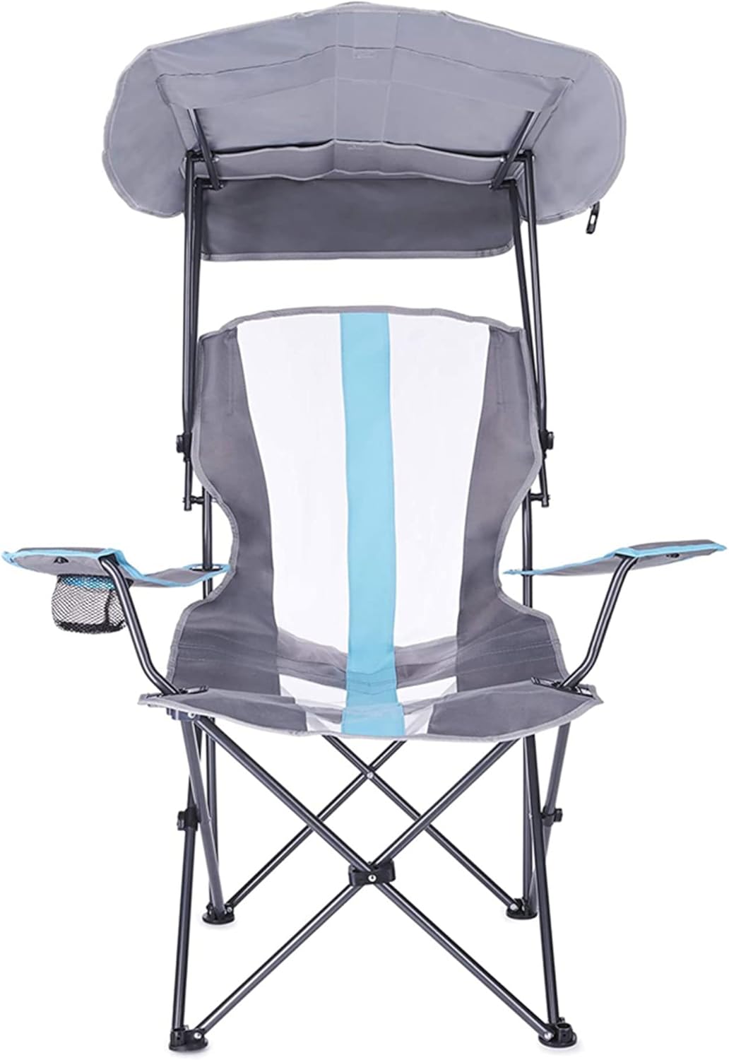 Nee Kelsyus Original Foldable Canopy Chair (Grey/Light Blue)