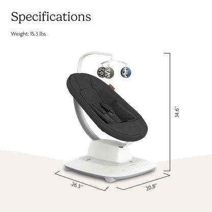 UPPAbaby Mamaroo Smart Swing Jake (Charcoal Mélange)