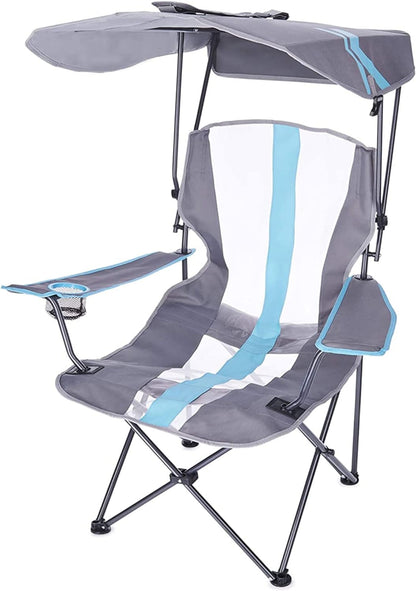 Nee Kelsyus Original Foldable Canopy Chair (Grey/Light Blue)