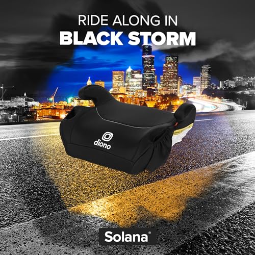 New Diono Solana Booster Car Seats (Black/Purple Wildberry)