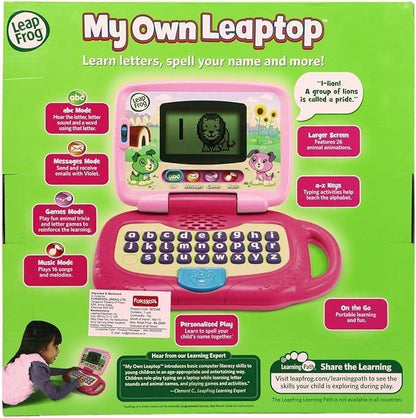 New LeapFrog My Own Leaptop Learning Toy (Pink)