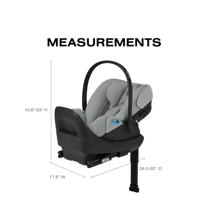 New Cybex Cloud G Pro Comfort Extend Infant Car Seat (Stone Gray)