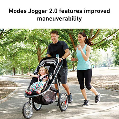 Graco Modes Jogger 2.0 Travel System | Includes Jogging Stroller and SnugRide SnugLock 35 LX Infant Car Seat, Zion