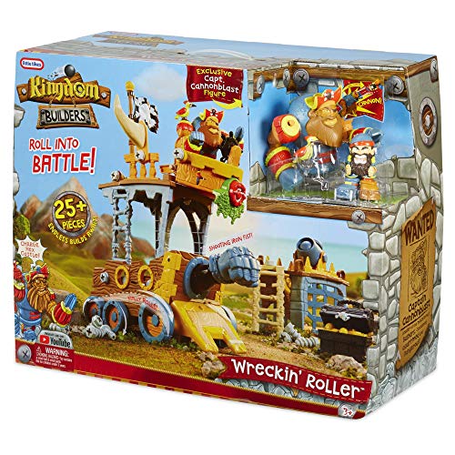 Little Tikes Kingdom Builders - Wreckin Roller Featuring Bashers Leader Captain Cannonblast