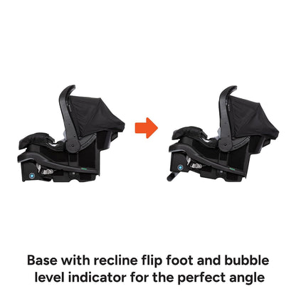 New Baby Trend EZ Ride DLX Stroller Travel System (Dash Midnight)