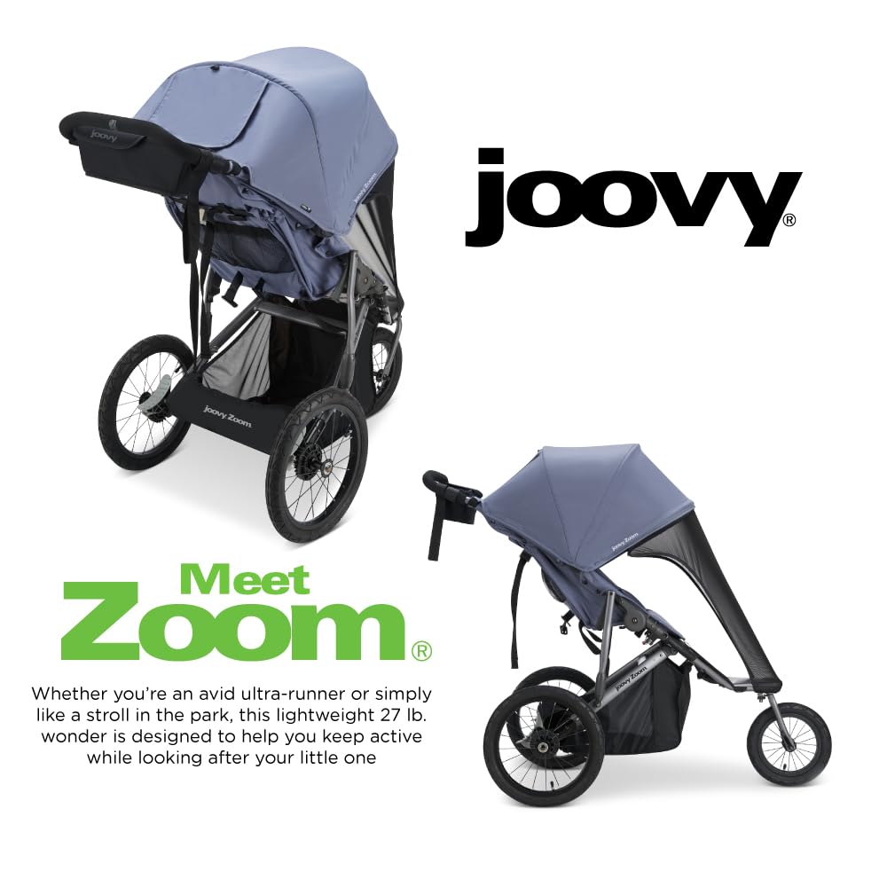 New Joovy Zoom Lightweight Jogging Stroller (Slate)