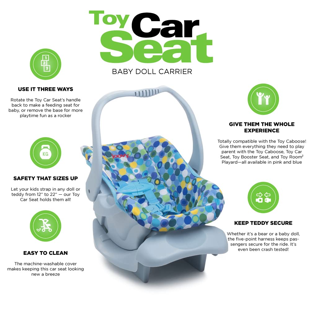 New Joovy Baby Doll Car Seat (Blue)