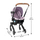 Evenflo Shyft DualRide Infant Car Seat and Stroller Combo with Carryall Storage and Green & Gentle Fabric Agate