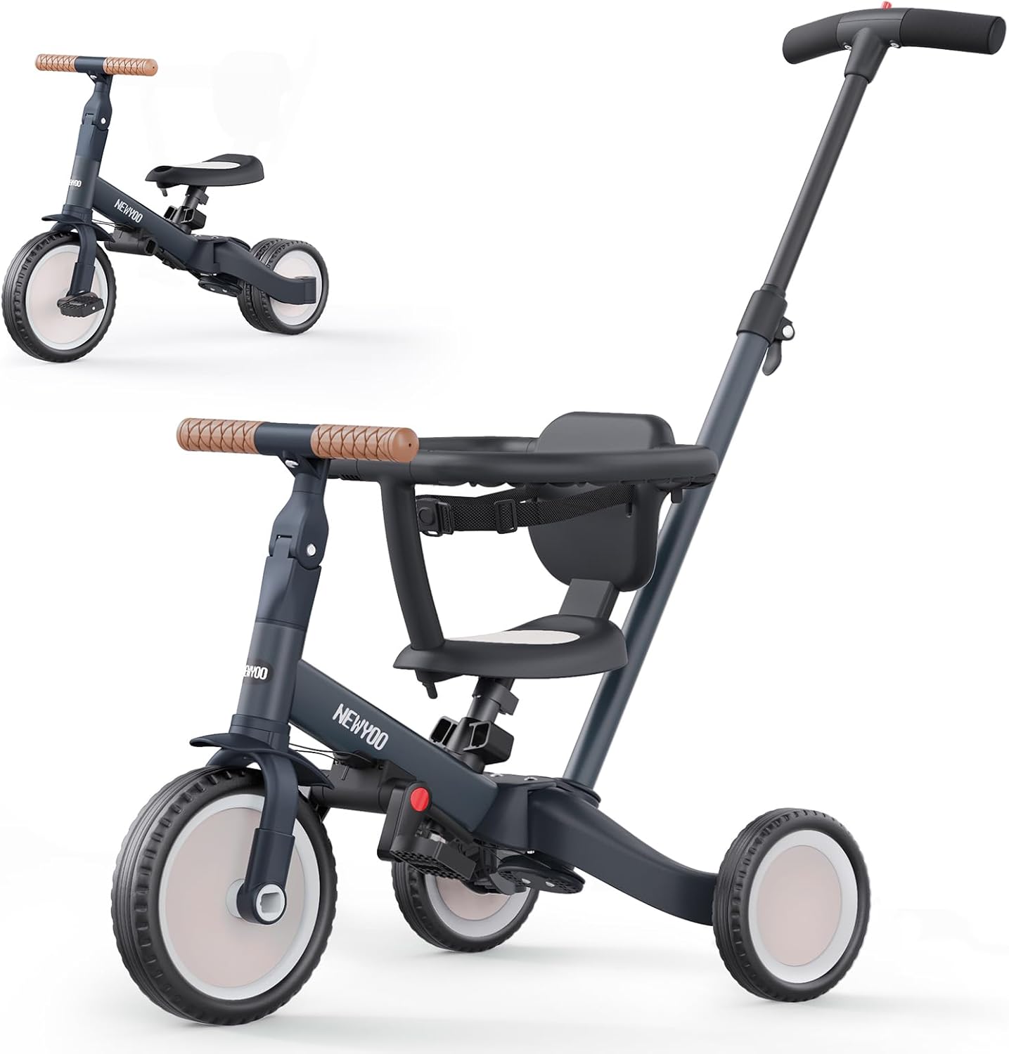 newyoo 5 in 1 Tricycles (Dark Grey)