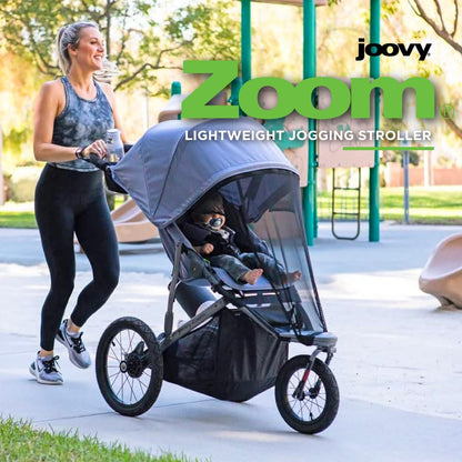 New Joovy Zoom Lightweight Jogging Stroller (Slate)
