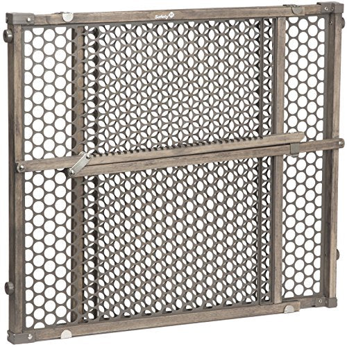 New Safety 1st Vintage Wood Baby Gate (Grey)