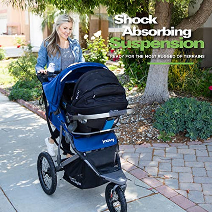 New Joovy Zoom360 Ultralight Jogging Stroller (Blueberry)